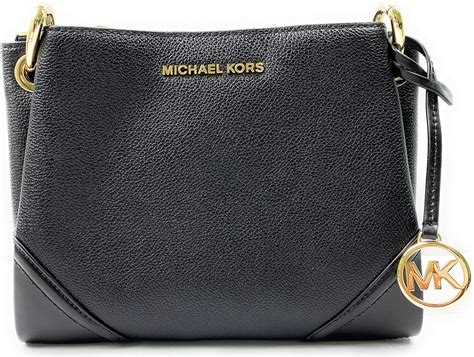 michael kors nicole large pebbled leather crossbody bag|Michael Kors Crossbody for sale.